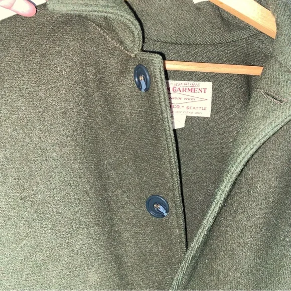 Filson Jacket Mens 46 Style 83 Vintage Double Mackinaw Cruiser Coat Wool USA